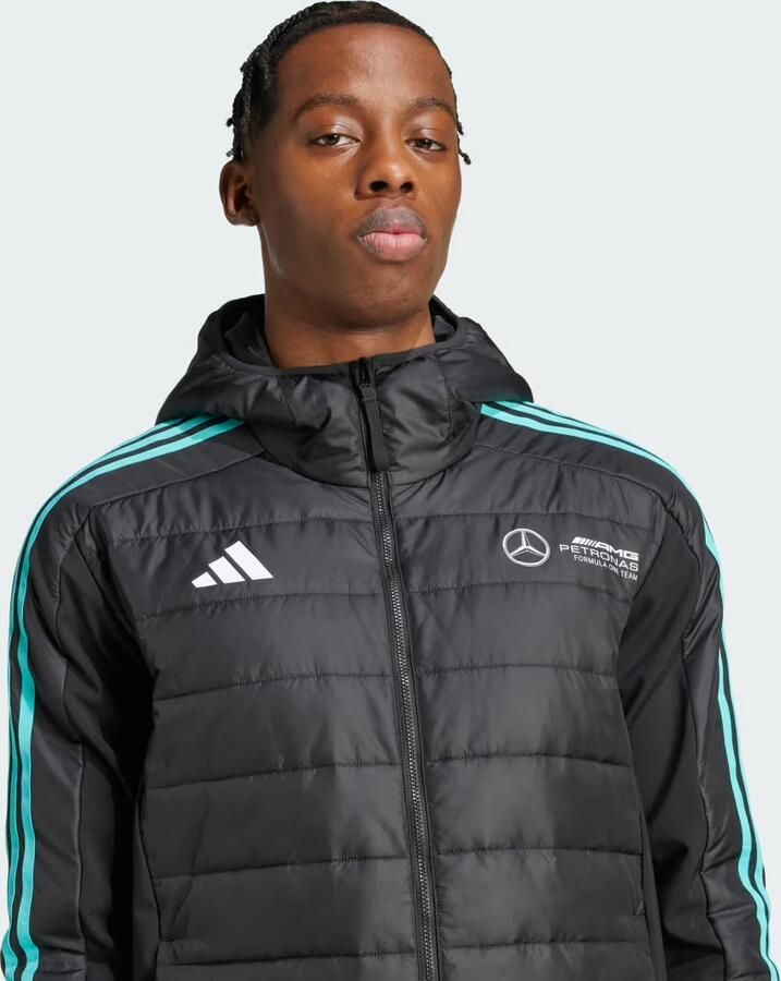 Adidas Mercedes AMG Petronas Formula One Team DNA Puffer Jack Zwart- Heren Zwart