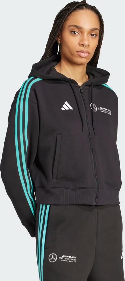 Adidas MERCEDES AMG PETRONAS FORMULA ONE TEAM DNA RITSHOODIE - Foto 6