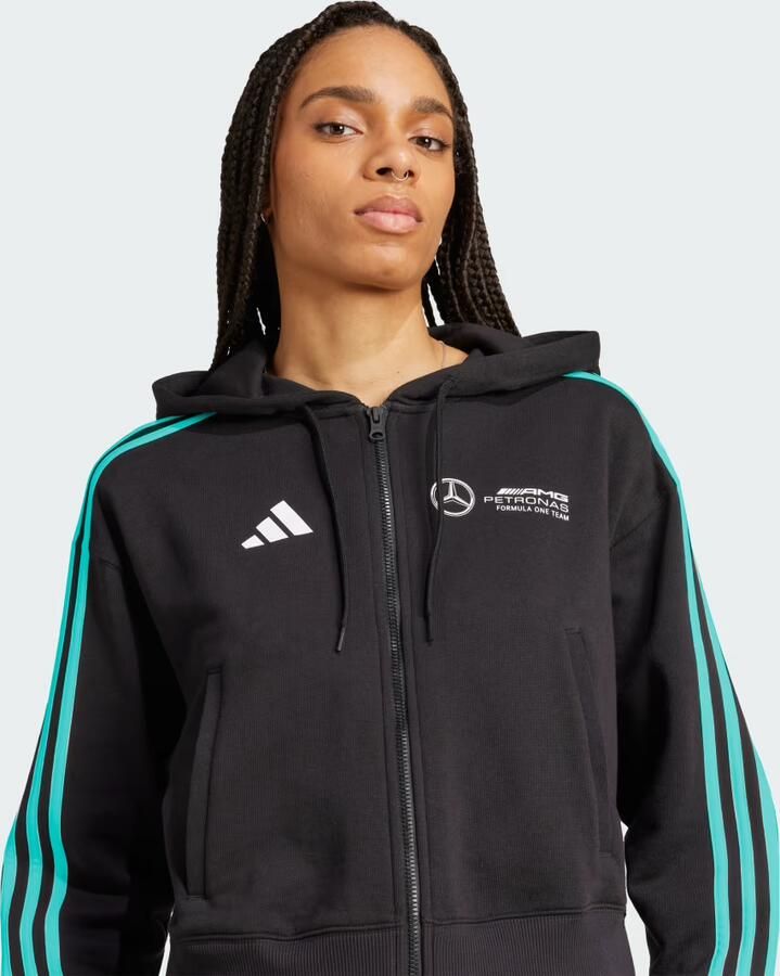 Adidas MERCEDES AMG PETRONAS FORMULA ONE TEAM DNA RITSHOODIE - Foto 2