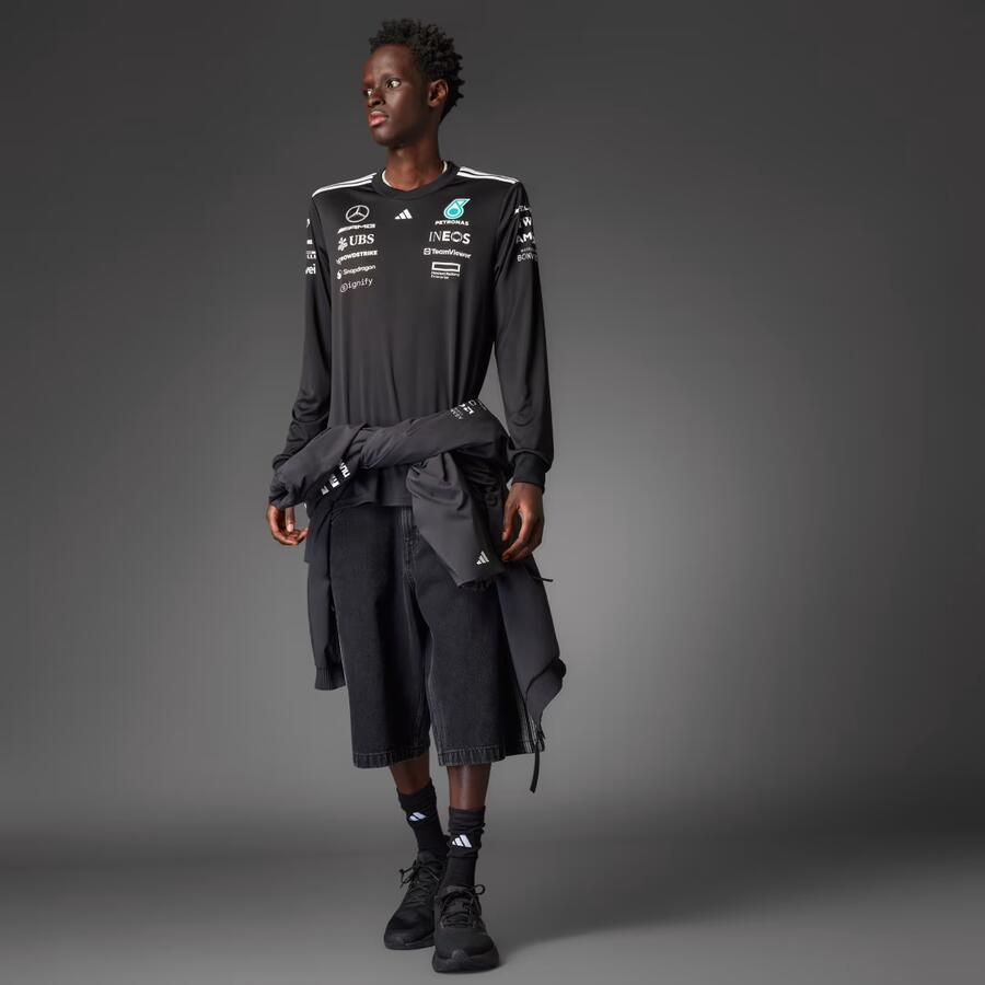 Adidas MERCEDES AMG PETRONAS FORMULA ONE TEAM DRIVER LONGSLEEVE - Foto 4