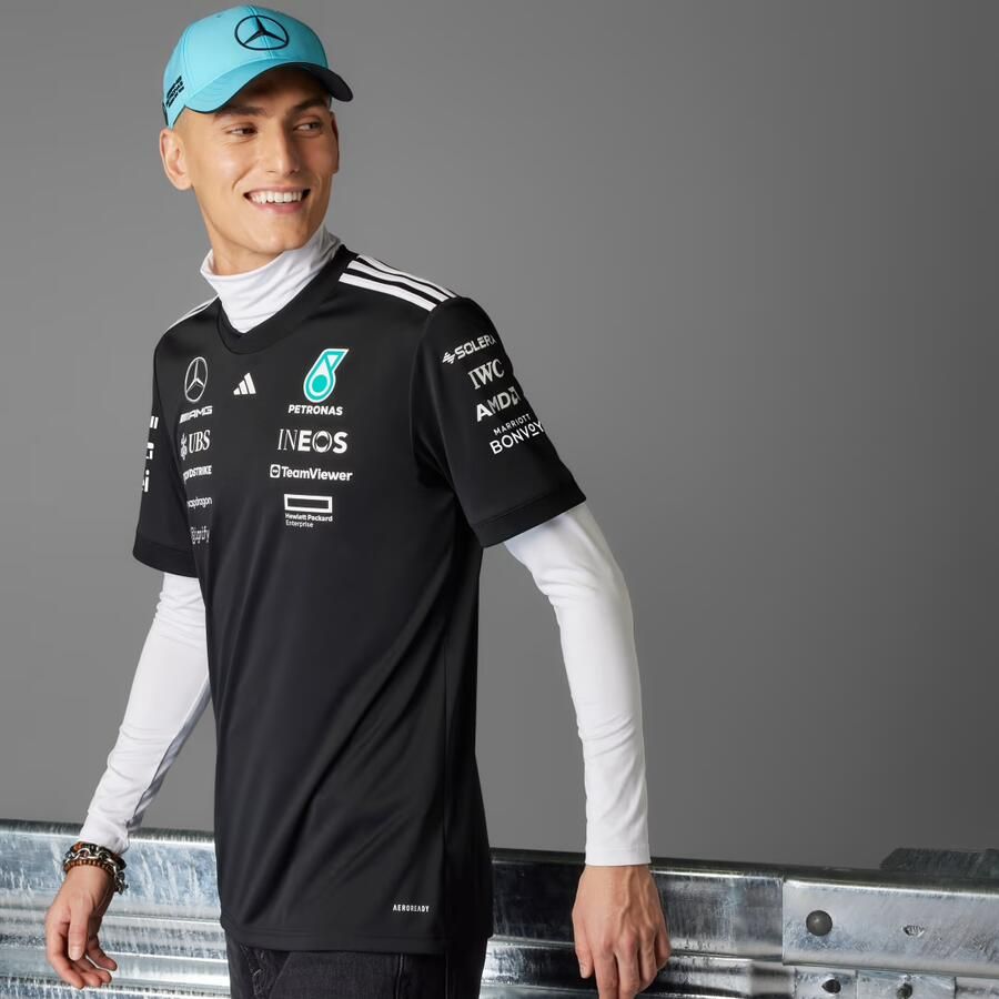 Adidas Mercedes AMG Petronas Formula One Team Driver Pet Blauw