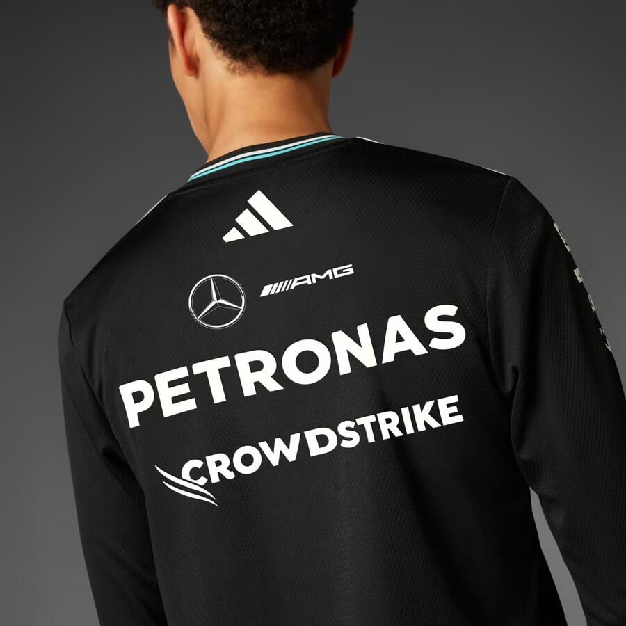Adidas MERCEDES AMG PETRONAS FORMULA ONE TEAM DRIVER SHIRT AUTHENTIC LONGSLEEVE - Foto 6