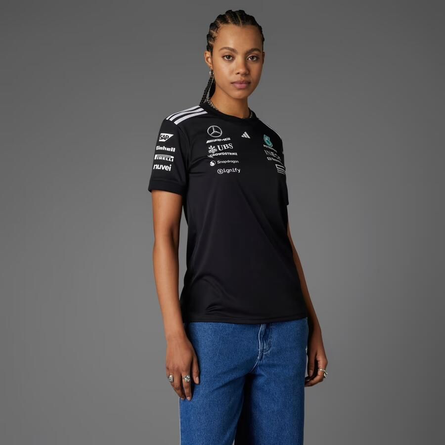 Adidas MERCEDES AMG PETRONAS FORMULA ONE TEAM DRIVER SHIRT