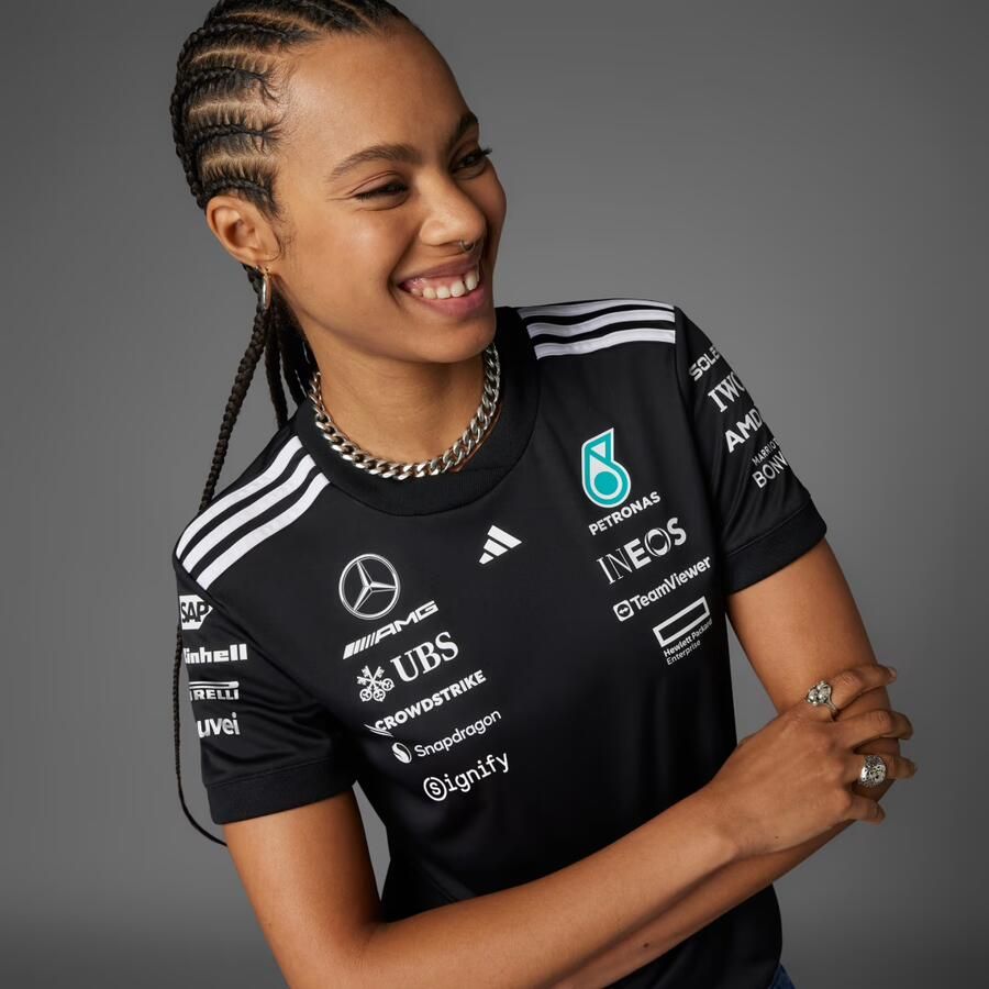 Adidas MERCEDES AMG PETRONAS FORMULA ONE TEAM DRIVER SHIRT - Foto 3