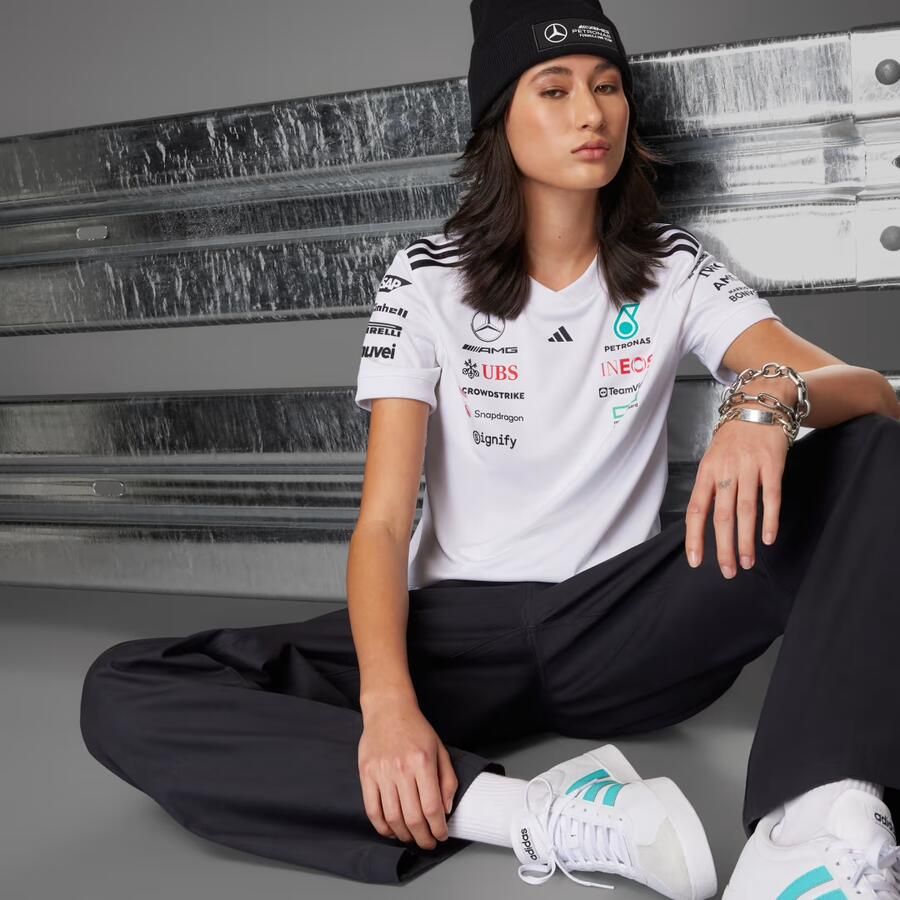 Adidas MERCEDES AMG PETRONAS FORMULA ONE TEAM DRIVER SHIRT - Foto 6