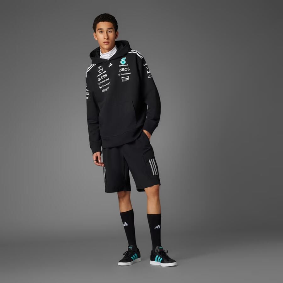 Adidas Mercedes AMG Petronas F1 Team Hoodie Zwart- Heren Zwart - Foto 3