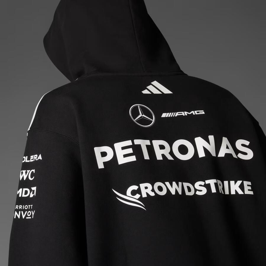 Adidas Mercedes AMG Petronas F1 Team Hoodie Zwart- Heren Zwart - Foto 5
