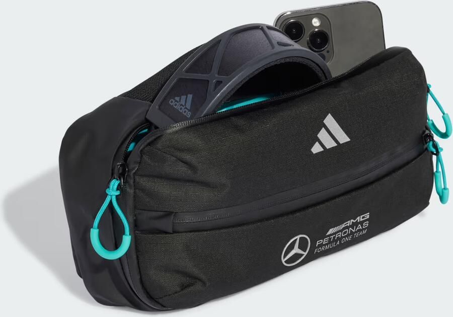 Adidas Mercedes AMG Petronas Formula One Team Intelligent Packing System Slingpack Zwart - Foto 3