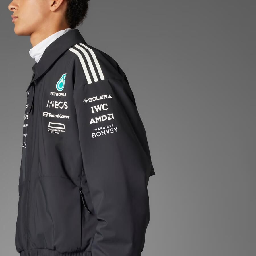 Adidas Mercedes AMG Petronas Formula One Team Jack Zwart- Heren Zwart - Foto 3