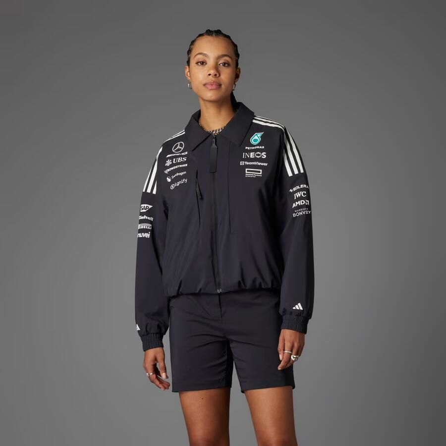 Adidas Mercedes AMG Petronas Formula One Team Jack Zwart- Dames Zwart - Foto 6