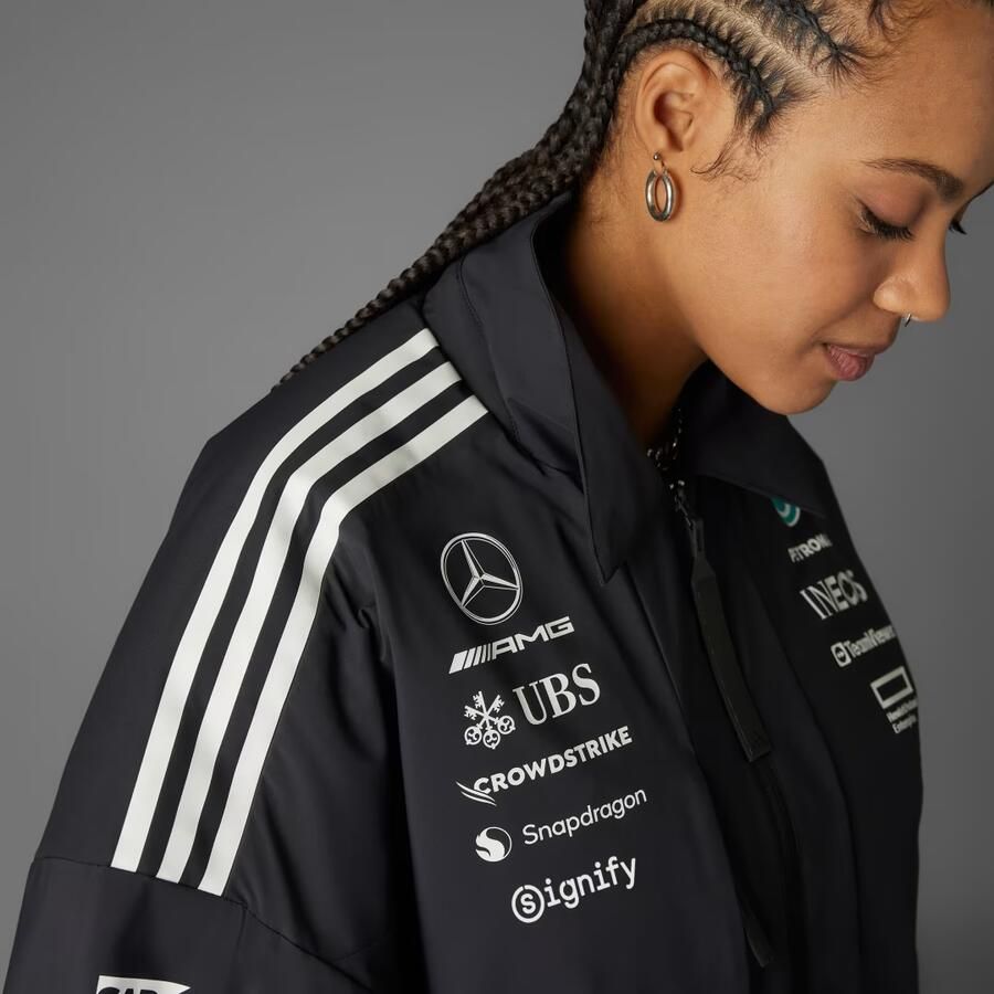 Adidas Mercedes AMG Petronas Formula One Team Jack Zwart- Dames Zwart - Foto 2