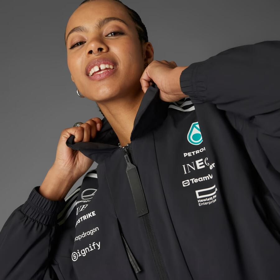 Adidas Mercedes AMG Petronas Formula One Team Jack Zwart- Dames Zwart - Foto 5