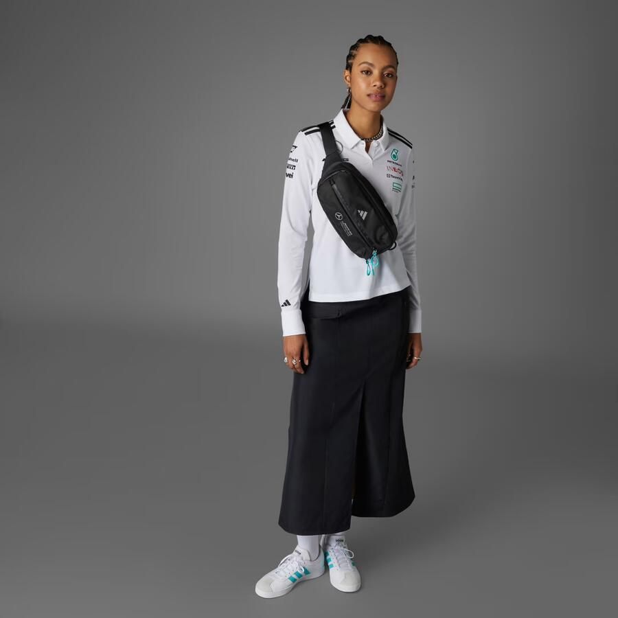 Adidas MERCEDES AMG PETRONAS FORMULA ONE TEAM POLO MET LANGE MOUWEN - Foto 5