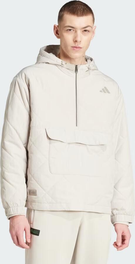 Adidas Mercedes AMG Petronas Formula One Team Premium Joggingjack Beige- Heren Beige - Foto 4