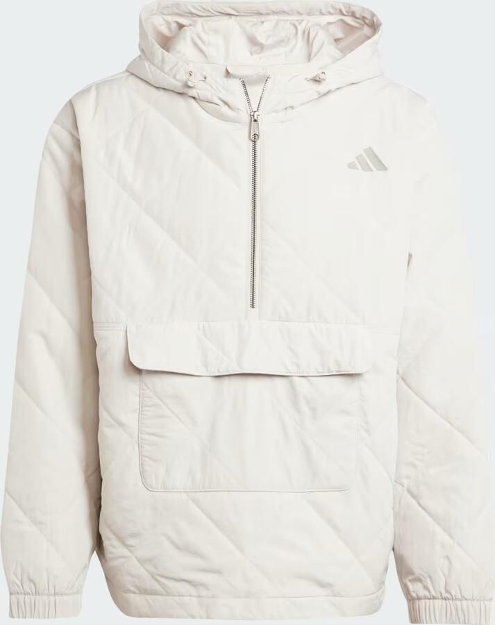 Adidas Mercedes AMG Petronas Formula One Team Premium Joggingjack Beige- Heren Beige