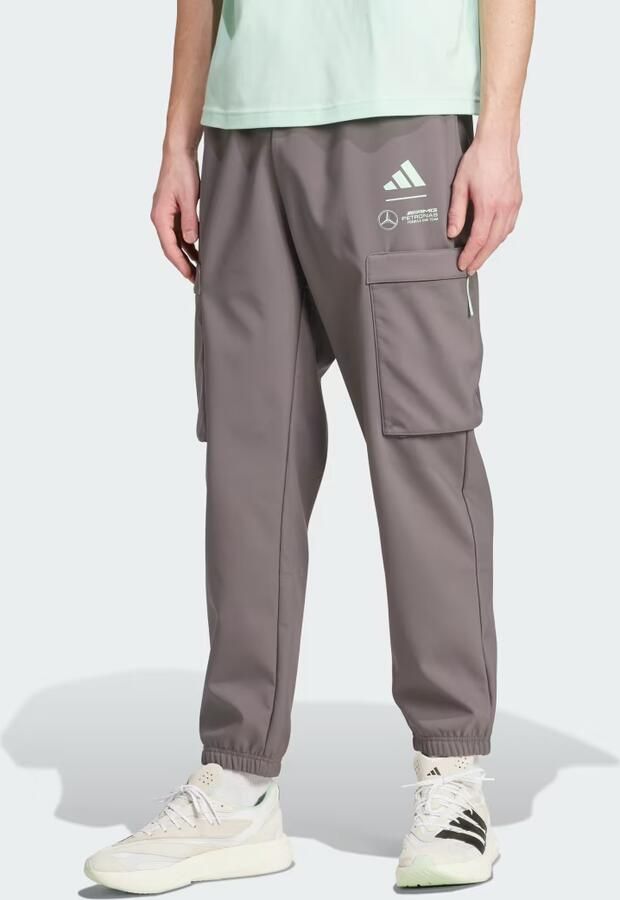 Adidas MERCEDES AMG PETRONAS FORMULA ONE TEAM PREMIUM WOVEN BROEK