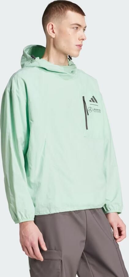Adidas MERCEDES AMG PETRONAS FORMULA ONE TEAM PREMIUM WOVEN WINDJACK - Foto 5