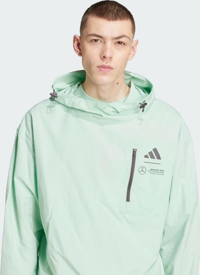 Adidas MERCEDES AMG PETRONAS FORMULA ONE TEAM PREMIUM WOVEN WINDJACK - Foto 3