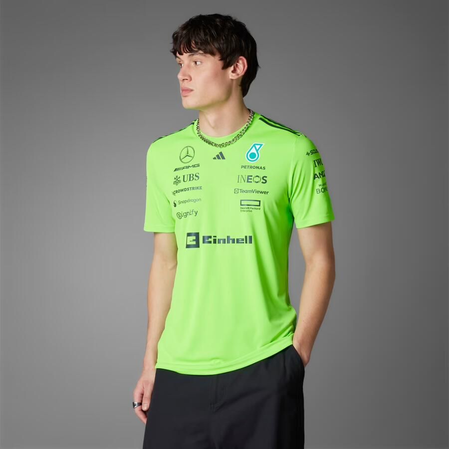 Adidas Mercedes AMG Petronas F1 Team Set-Up T-Shirt Groen- Heren Groen - Foto 6
