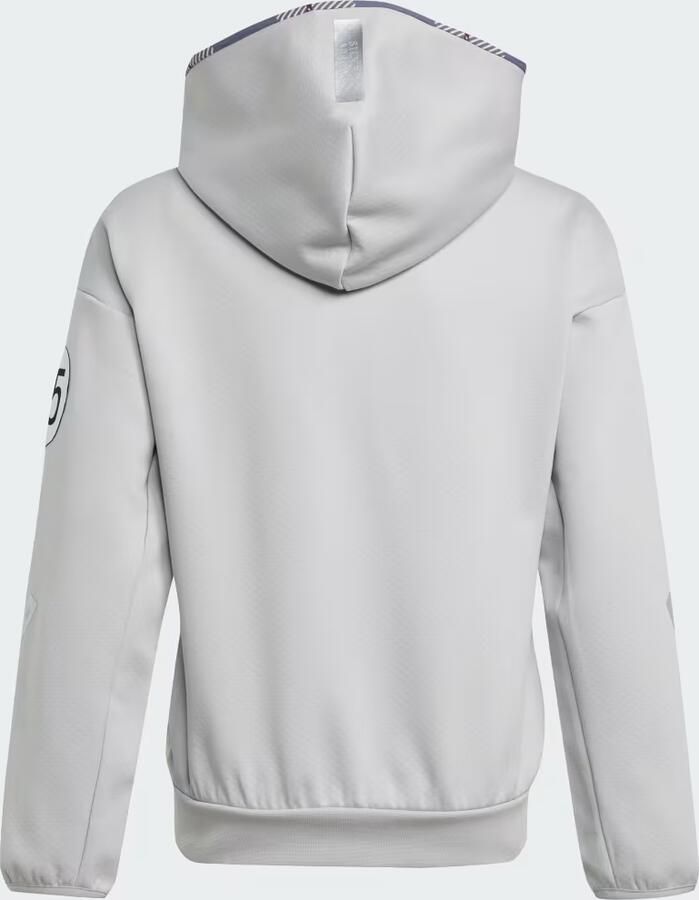Adidas Mercedes AMG Petronas Formula One Team Silver Arrows Hoodie met Lange Ritssluiting Kids - Foto 4
