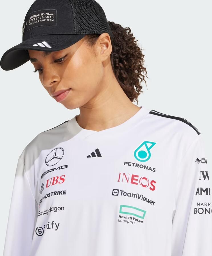 Adidas MERCEDES AMG PETRONAS FORMULA ONE TEAM SNAPBACK LOGO TRUCKERPET - Foto 4