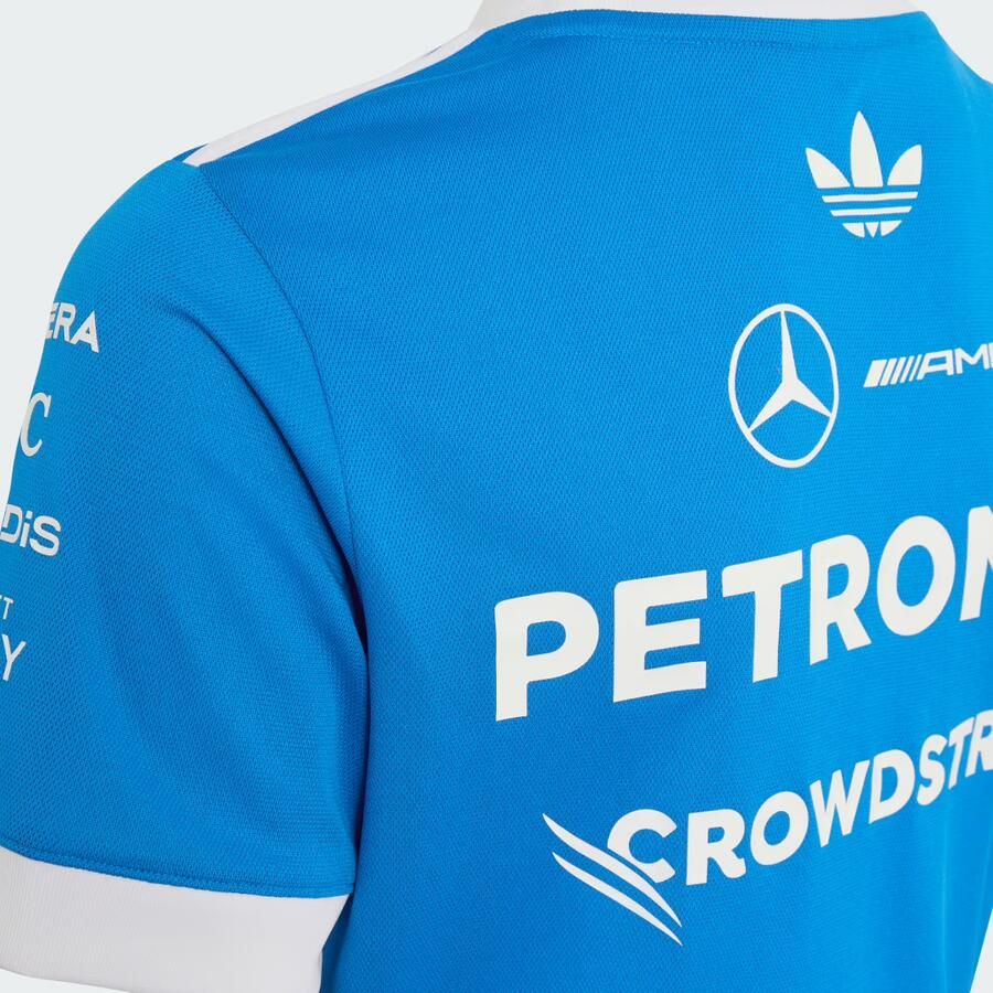 Adidas MERCEDES AMG PETRONAS FORMULE 1 TEAM BLUE WONDER COUREURSSHIRT - Foto 2