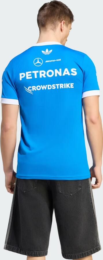 Adidas MERCEDES AMG PETRONAS FORMULE 1 TEAM BLUE WONDER COUREURSSHIRT - Foto 6