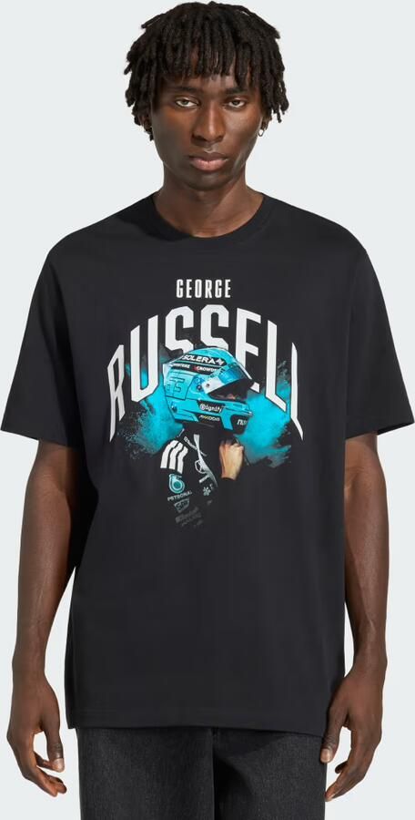Adidas MERCEDES AMG PETRONAS FORMULE 1 TEAM GEORGE RUSSELL GRAPHIC T-SHIRT