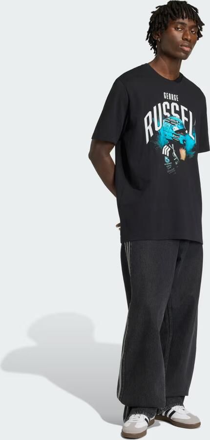 Adidas MERCEDES AMG PETRONAS FORMULE 1 TEAM GEORGE RUSSELL GRAPHIC T-SHIRT - Foto 5