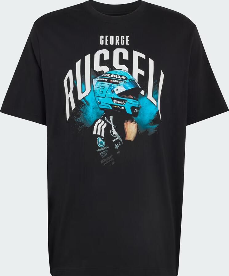 Adidas MERCEDES AMG PETRONAS FORMULE 1 TEAM GEORGE RUSSELL GRAPHIC T-SHIRT - Foto 3