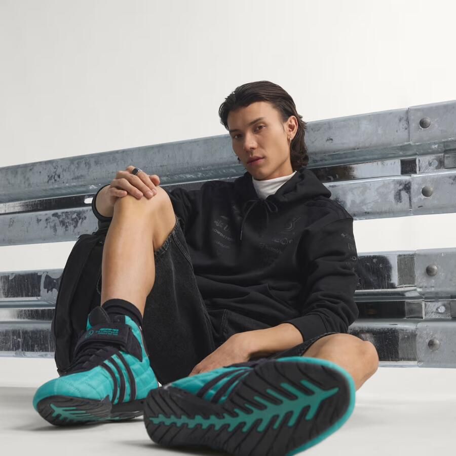Adidas Mercedes AMG Petronas Formule 1 Team Night Driver Hoodie Heren - Foto 5