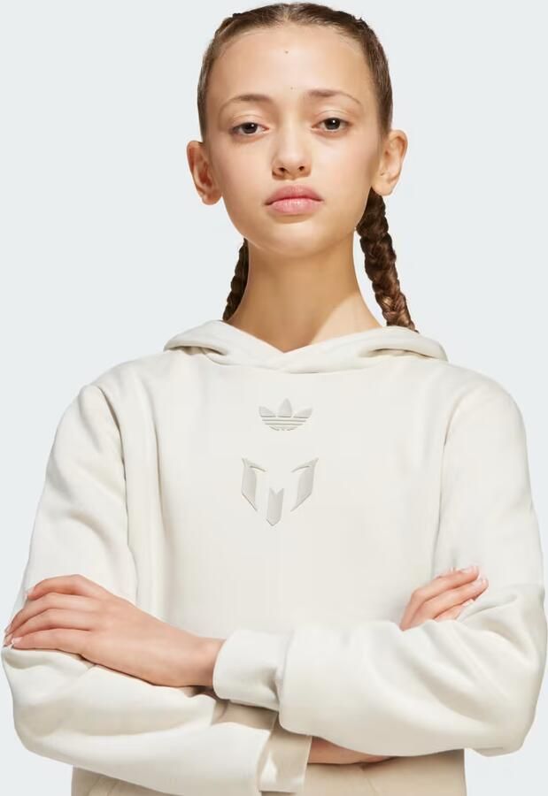 Adidas Messi Hoodie Kids Beige Kind Beige - Foto 4