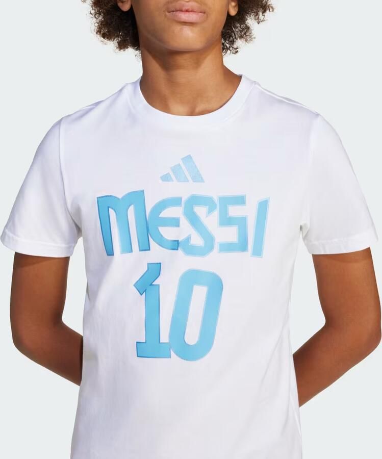 Adidas Messi Name and Number Graphic T-shirt Kids - Foto 2
