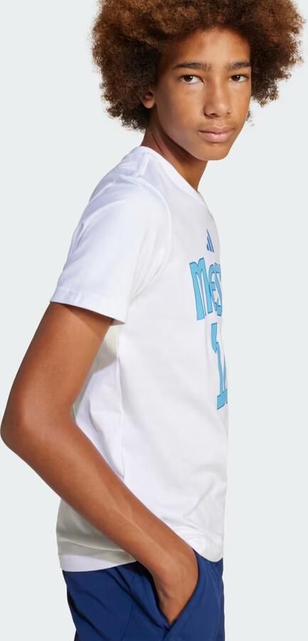 Adidas Messi Name and Number Graphic T-shirt Kids - Foto 5