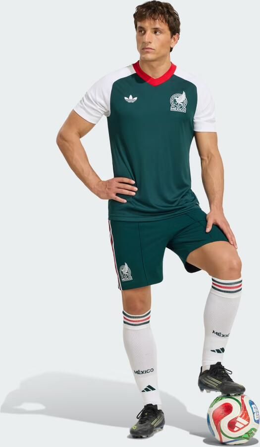 Adidas T-shirt Korte Mouw Preshirt Away Mexico Football Jersey - Foto 5