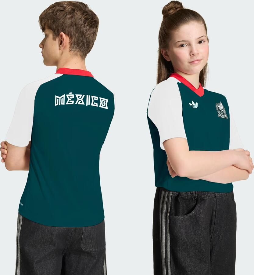 Adidas Mexico 26 Pre-Match Uitshirt Kids - Foto 2