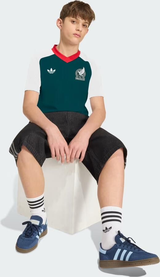 Adidas Mexico 26 Pre-Match Uitshirt Kids - Foto 4