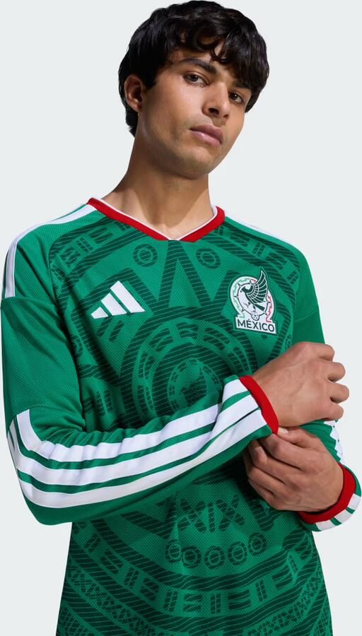 Adidas Mexico 26 Thuisshirt met Lange Mouwen - Foto 4