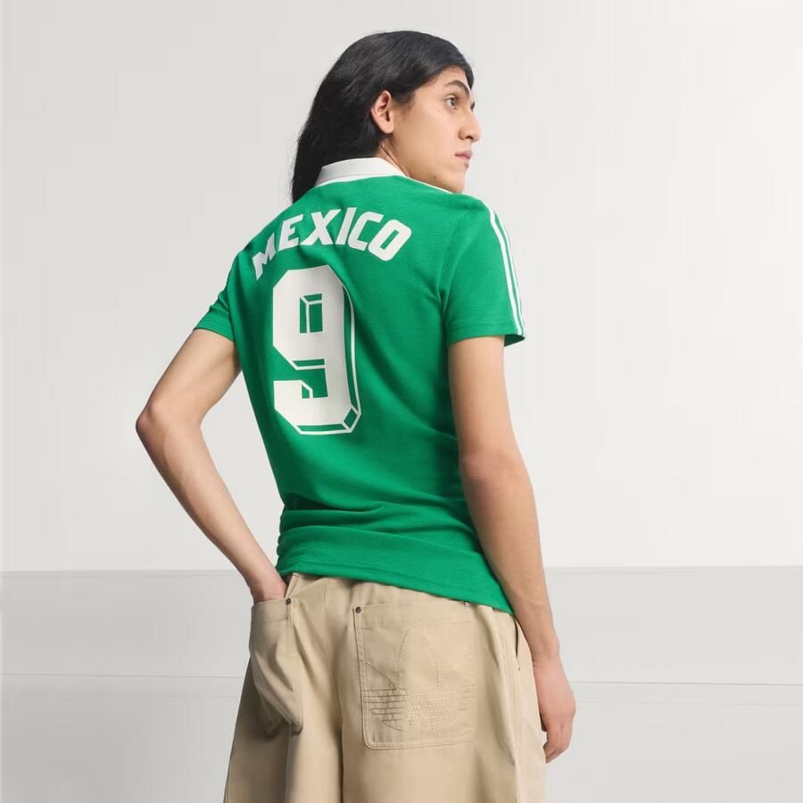 Adidas Originals Mexico '86 #9 Retro Home Shirt Groen- Groen - Foto 3
