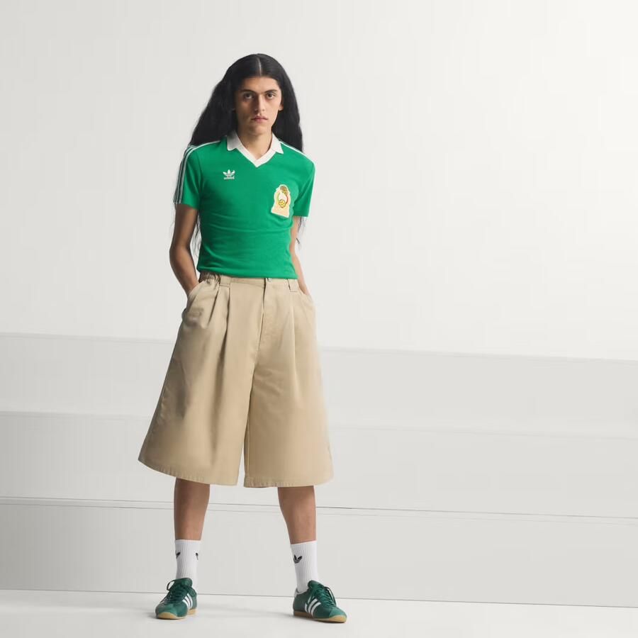 Adidas Originals Mexico '86 #9 Retro Home Shirt Groen- Groen - Foto 4
