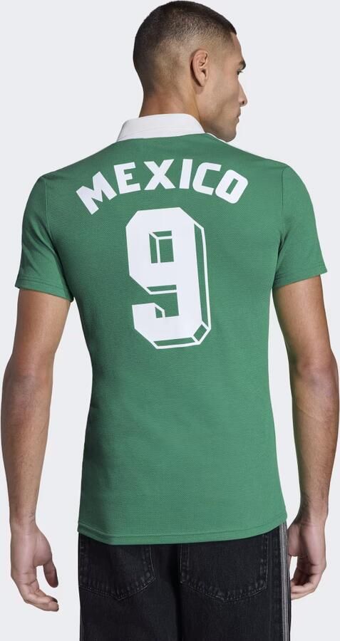 Adidas Originals Mexico '86 #9 Retro Home Shirt Groen- Groen - Foto 6