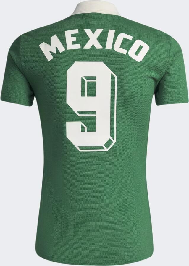 Adidas Originals Mexico '86 #9 Retro Home Shirt Groen- Groen - Foto 4