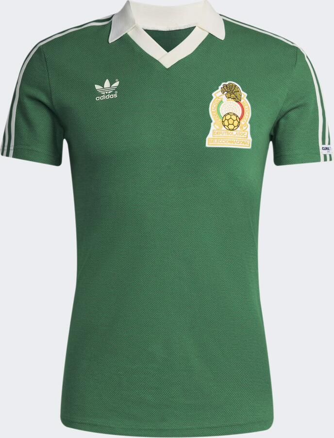 Adidas Originals Mexico '86 #9 Retro Home Shirt Groen- Groen - Foto 3