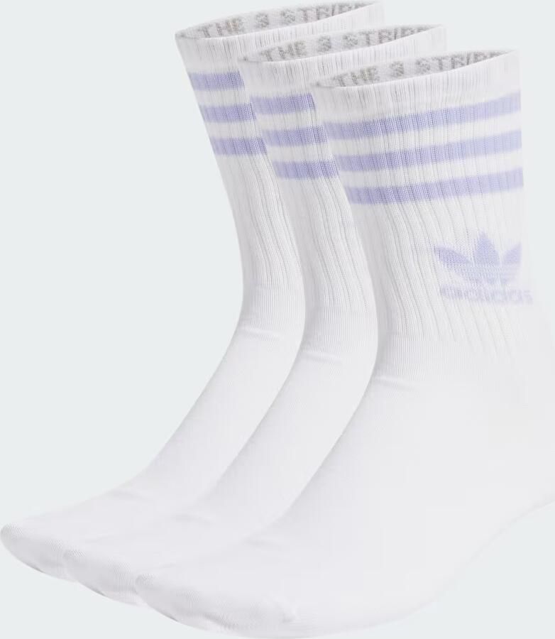 Adidas Originals Adicolor Crew Sokken (3 Pack) Lang multicolor maat: 37-39 beschikbare maaten:37-39 40-42 43-45