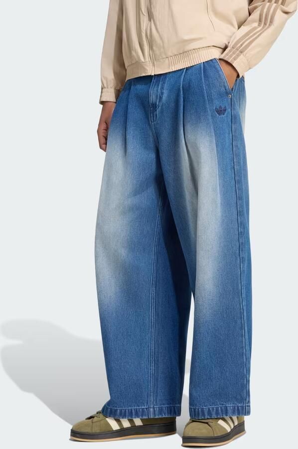 Adidas MID-RISE WIDE LEG JEANS