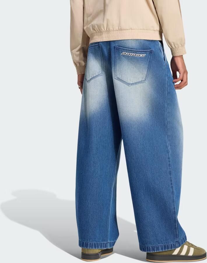 Adidas MID-RISE WIDE LEG JEANS - Foto 4