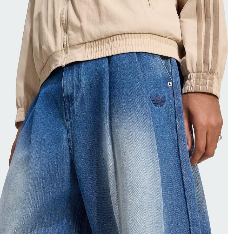 Adidas MID-RISE WIDE LEG JEANS - Foto 2