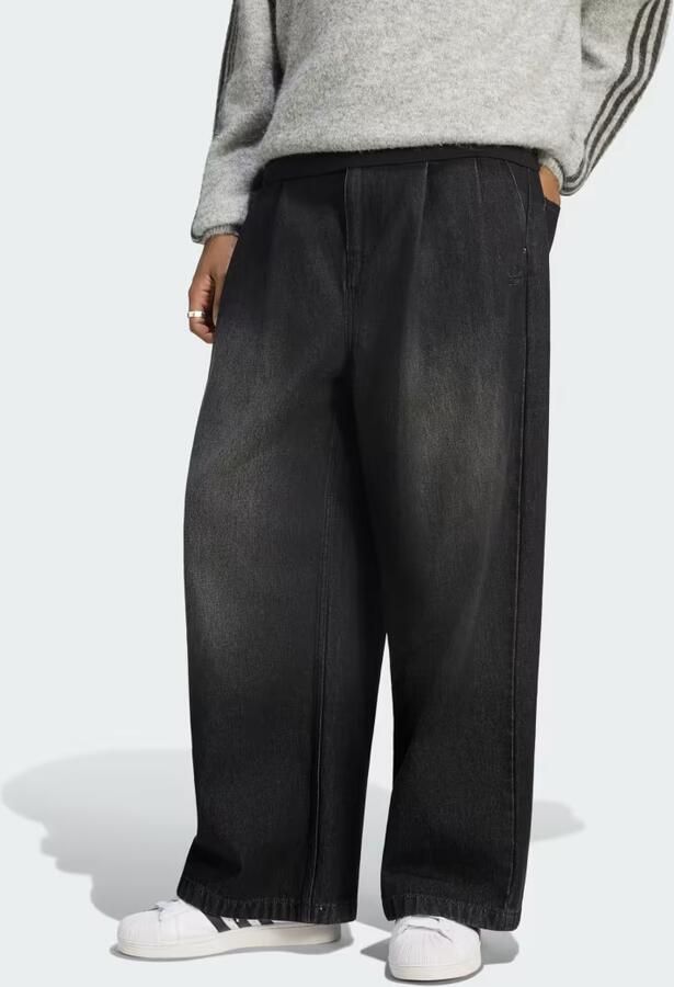Adidas MID-RISE WIDE LEG JEANS