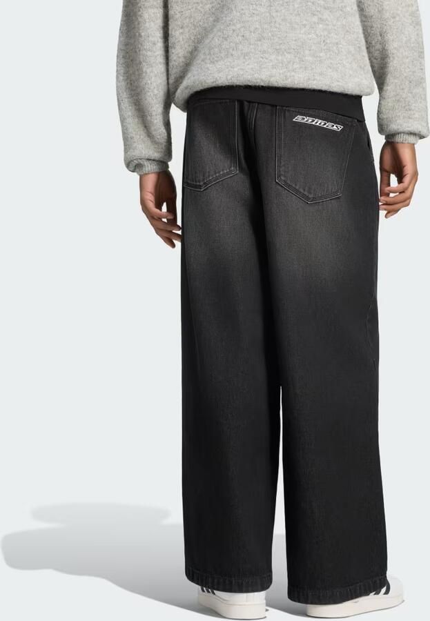 Adidas MID-RISE WIDE LEG JEANS - Foto 4