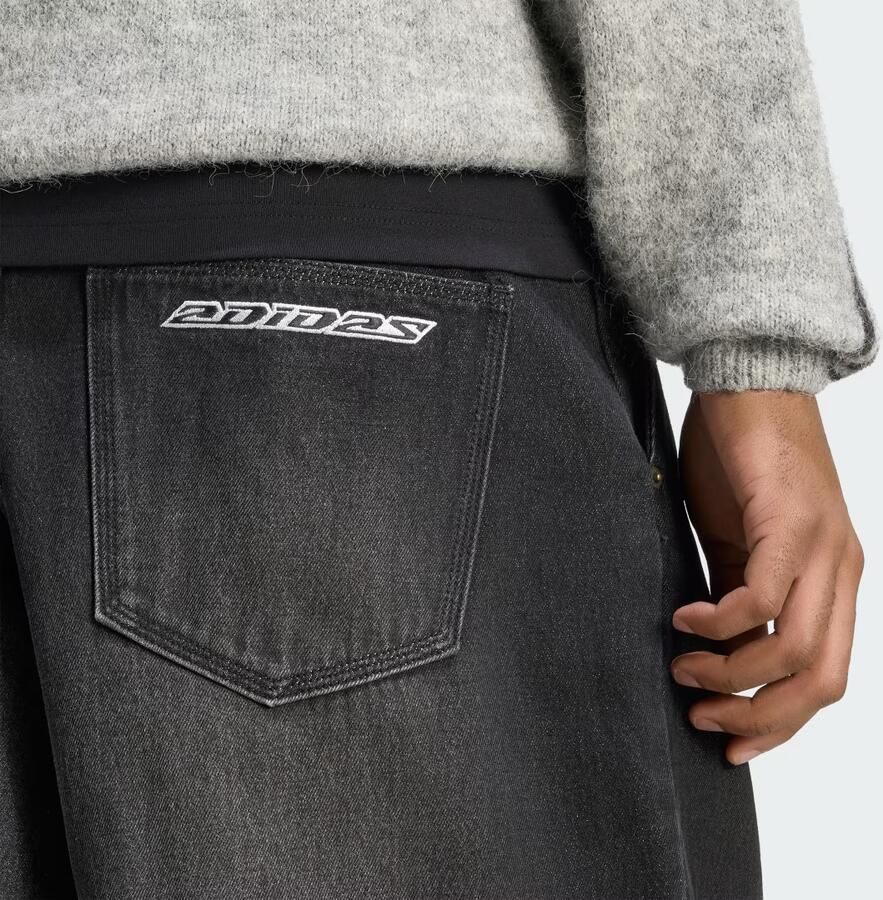 Adidas MID-RISE WIDE LEG JEANS - Foto 2